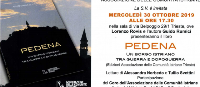 Presentazione del libro “PEDENA un borgo istriano tra guerra e dopoguerra”