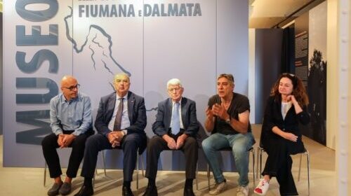 Inaugurazione in Porto Vecchio a Trieste del Museo della Civiltà Istriana, Fiumana e Dalmata.